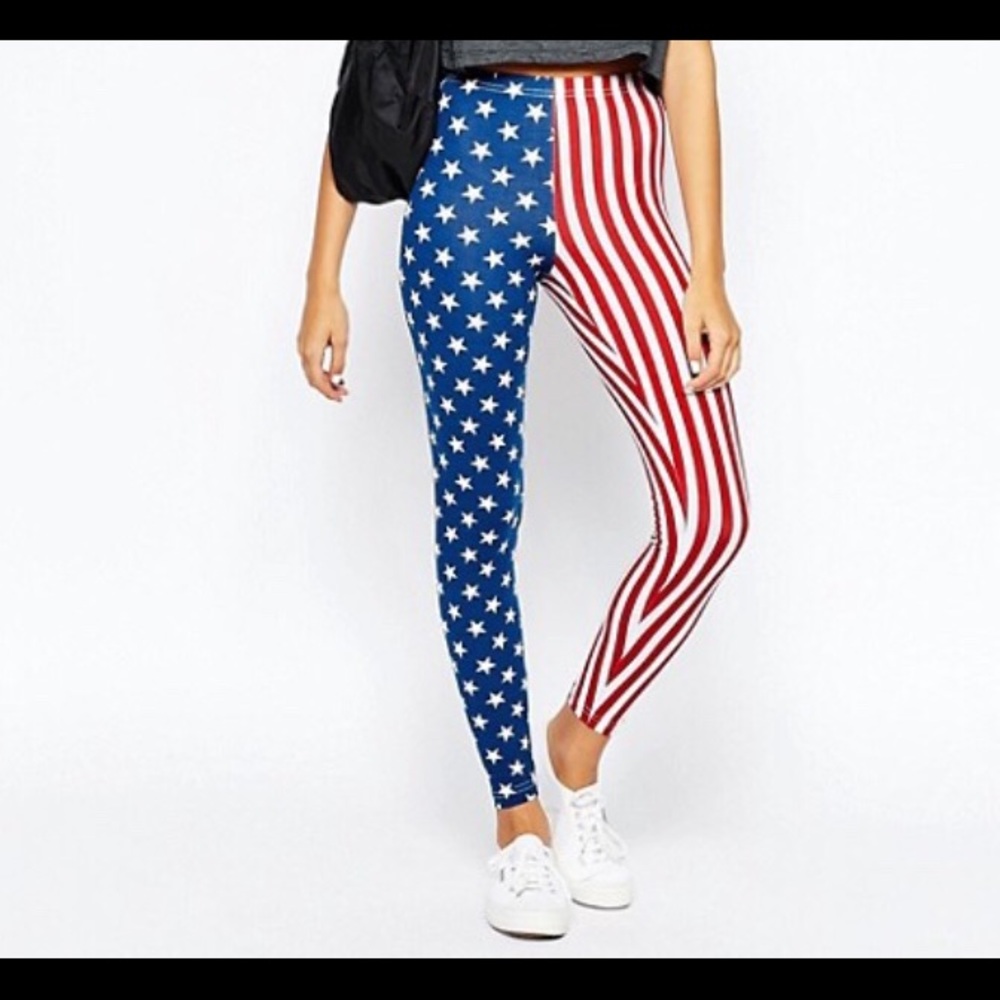 American flag leggings